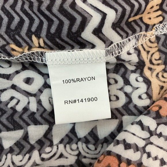 Velzera Tunic Dress Aztec Print Long Sleeve Casual Boho Festival Size S - Picture 4 of 6